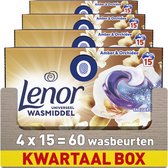 Lessive Lenor PODS Ambre et Orchidée - 4 x 15 lavages