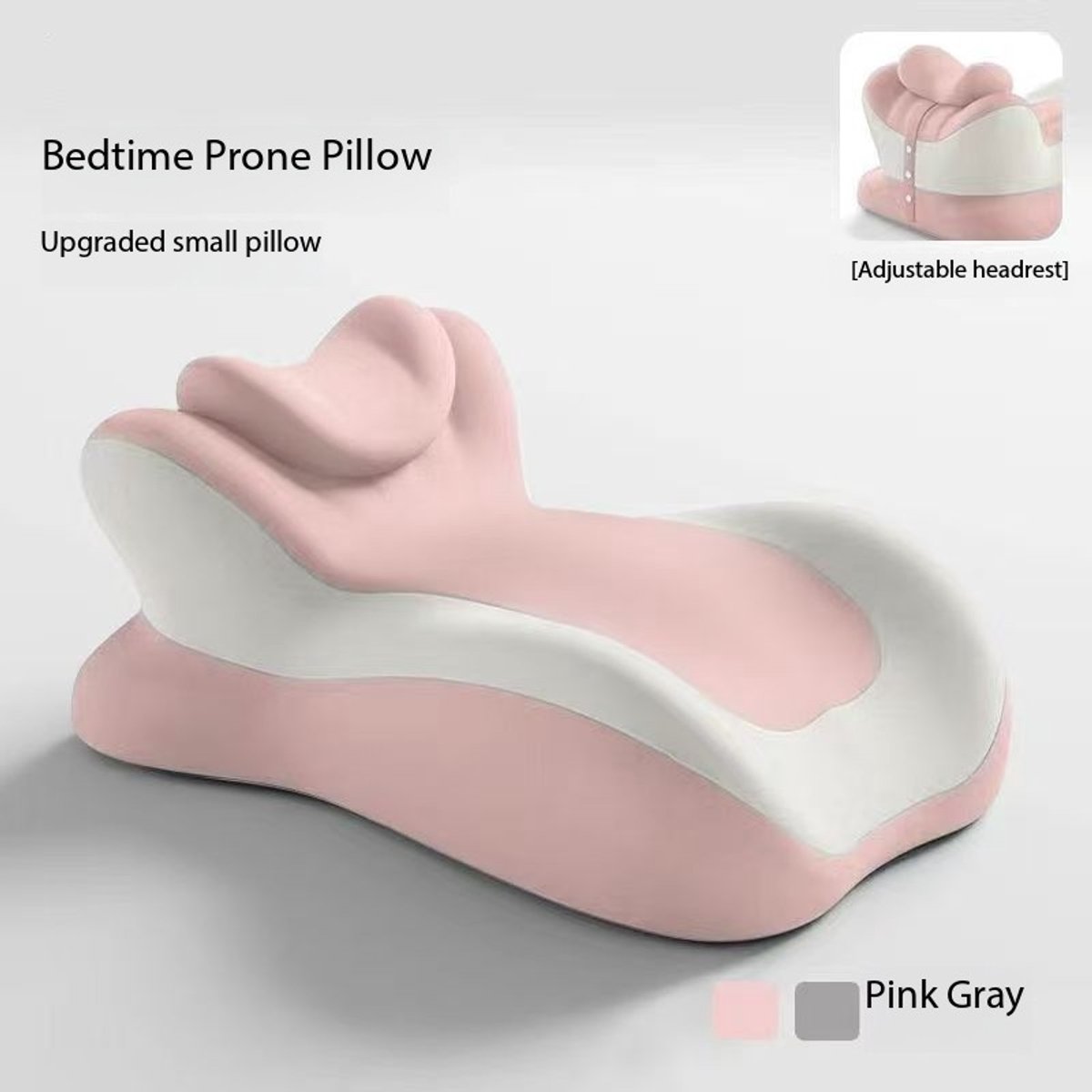 Multifunctioneel slaaphoofdkussen – Voor slapen, lezen en telefoongebruik – Ergonomisch – Afmeting 40x55x25cm – Comfort voor bed en bank-