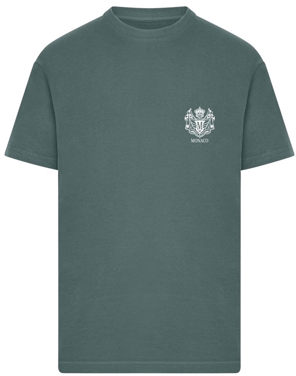 Mister Tee Motor Culture Monako Racing Club Heren Tshirt XL Donkergroen
