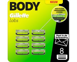 Gillette Labs Body Intimate Scheermesjes - 8 stuks - van Gillette