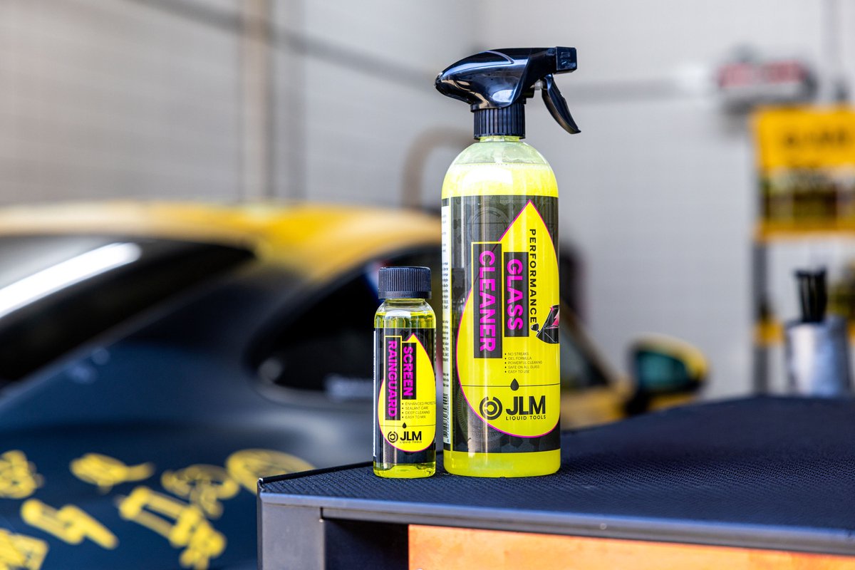 JLM Screen Rainguard & JLM Performance Glass Cleaner