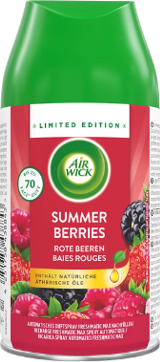 Airwick Freshmatic Max refill Summer Berries - Rode Bessen 250ML