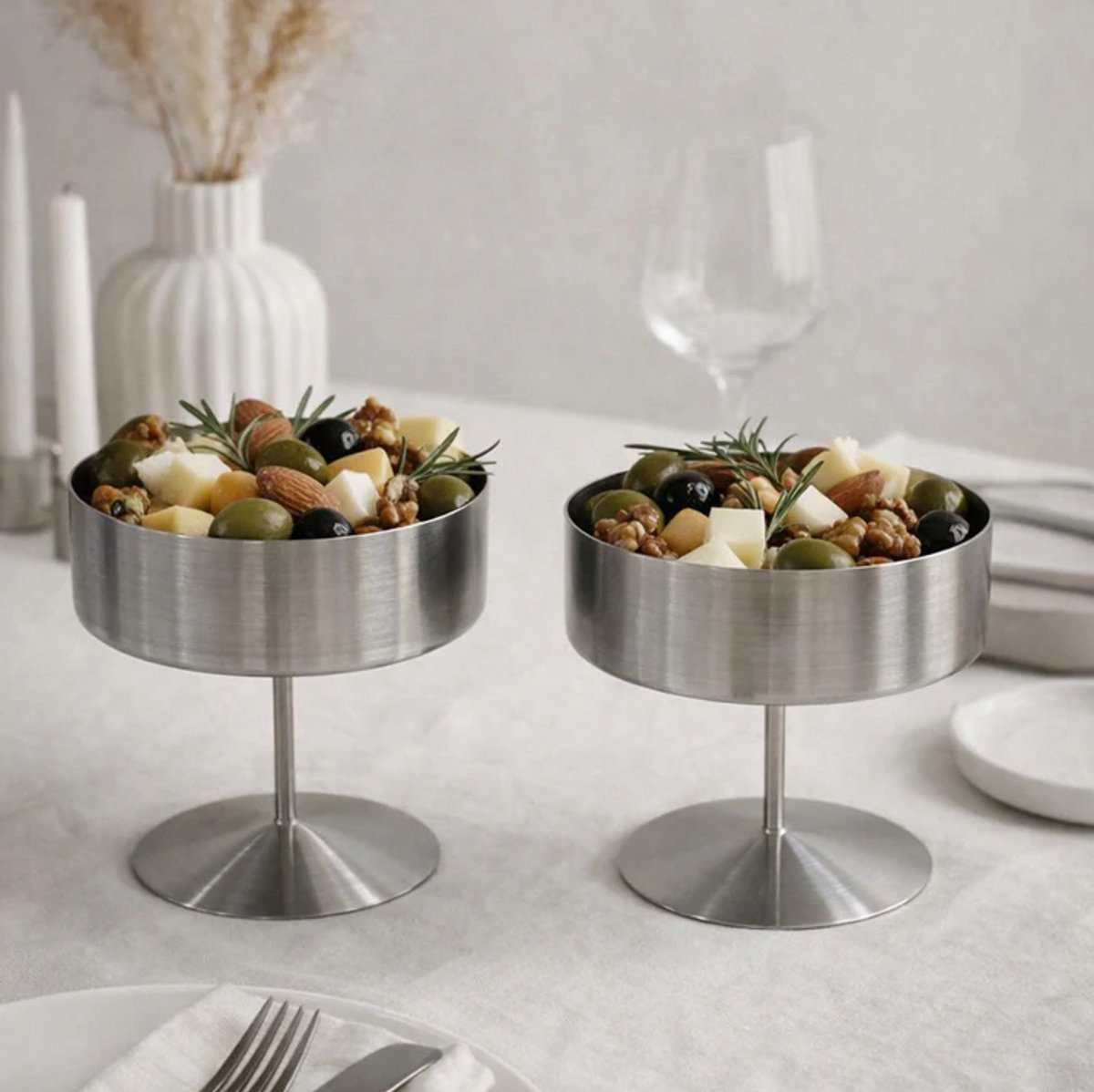 Bavary Aura RVS Stalen Snack Bowls 200ML