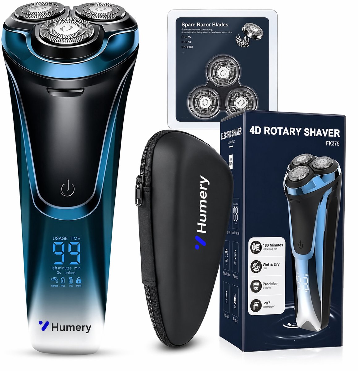 Ware co Elektrisch Scheerapparaat IPX7 Waterdicht met Pop-up - Ware co - €69,99