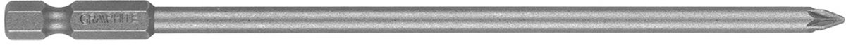 Graphite - Schroevendraaierbit - PZ1 x 6.35 - 150mm - S2 Staal