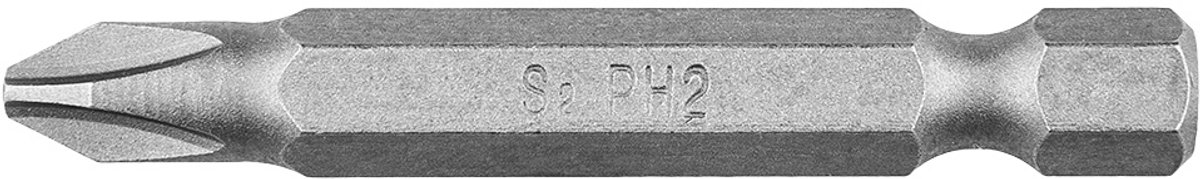 Graphite - Schroefbit - PH2 x 50 mm - 10 stuks - S2 Staal