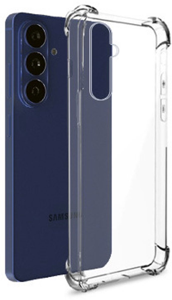 Cityhoesje - Antishock Backcover – Geschikt voor Samsung S26 Plus – Transparant