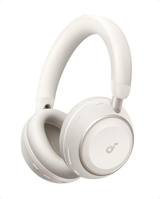 soundcore Space 2 by Anker - Active Noise Cancelling Koptelefoon - Comfortabele pasvorm - 50 uur speeltijd - LDAC Hi-Res Draadloze Audio - Dual connection - Heldere gesprekken - Bluetooth 6.1 - Nap Mode - Draagdetectie