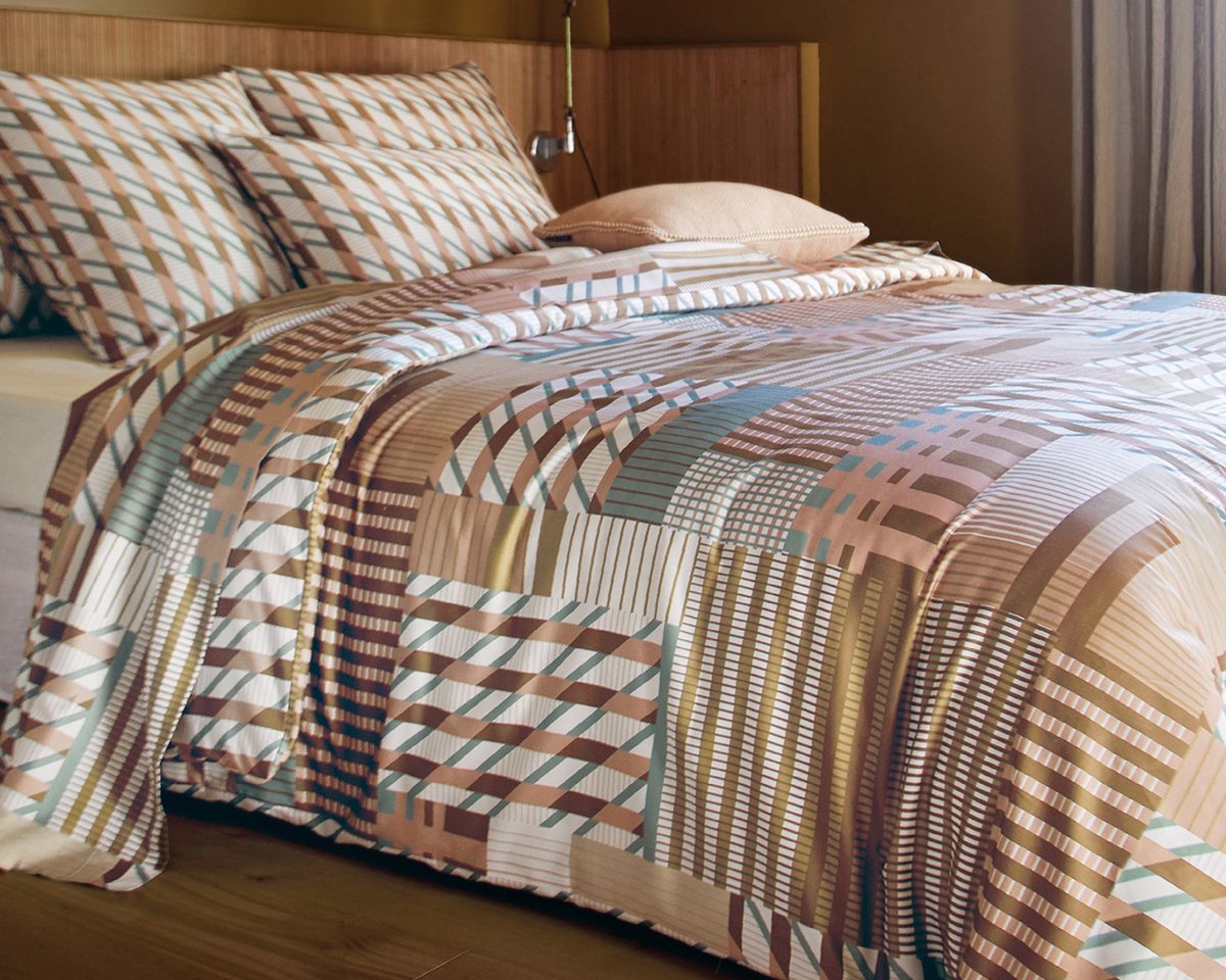 Blanc Des Vosges dekbedovertrek Fusion Ambre 260x240 cm