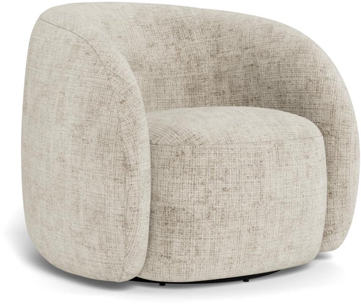 Fauteuil Yordi Juto Beige 83cm - Giga Living