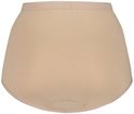 Beige Ten Cate slip met hoge taille, gemaakt van rekbaar biologisch katoen.