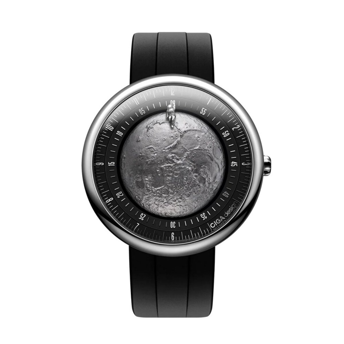 Ciga Design - U055-TIGR-6B - Polshorloge - Heren - Automatisch - Series U Moonwalker