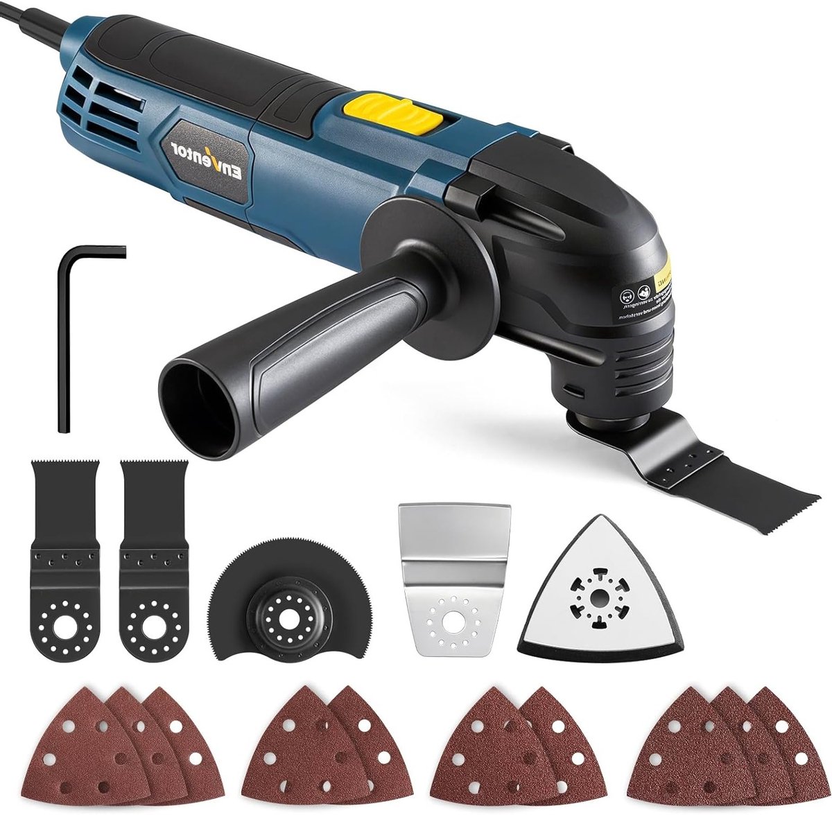 Krachtige 300 W Oscillatie Tool voor Precisiewerk, Snijden en Schuren - Ideaal voor Klussen en Doe-Het-Zelf Projecten