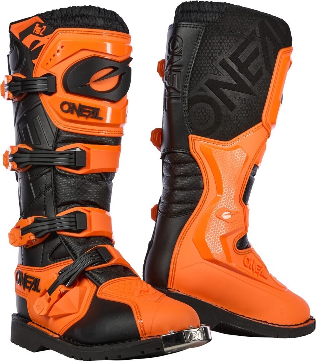 O'NEAL Rider Pro 2 Zwart Oranje Crosslaarzen - Maat 42 - Laars