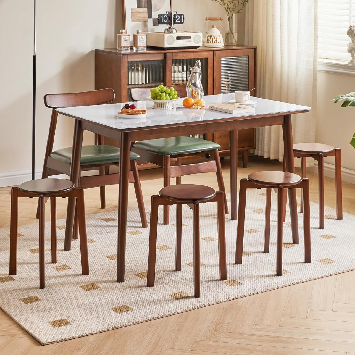 Barkrukken Set van 2 – Met Rugleuning – Industrohome