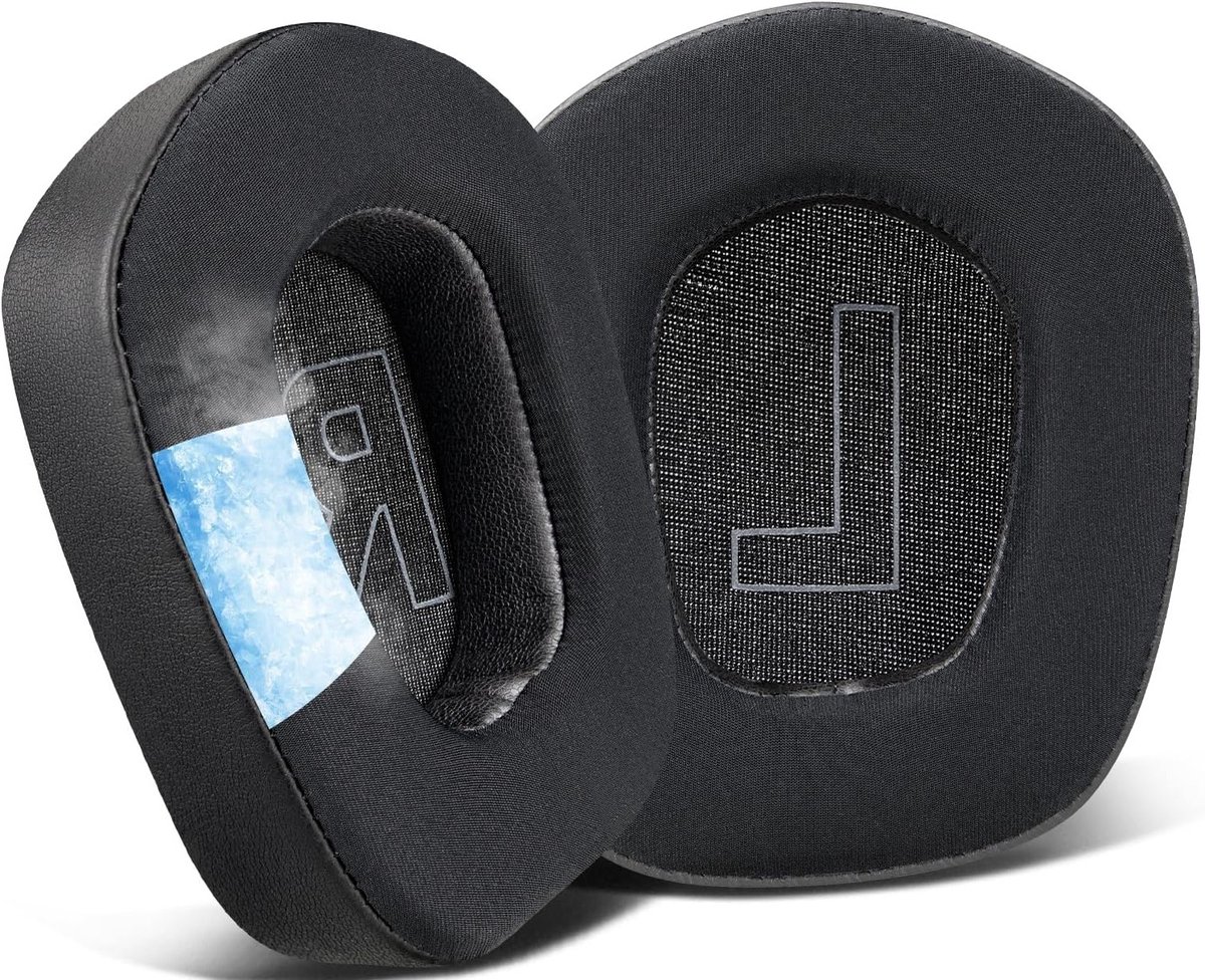 Professionele Koel Gel Oorkussens Vervanging voor Draadloze Gaming Headsets, Duurzaam en Geluidsisolerend Schuim met IJszijde Stof