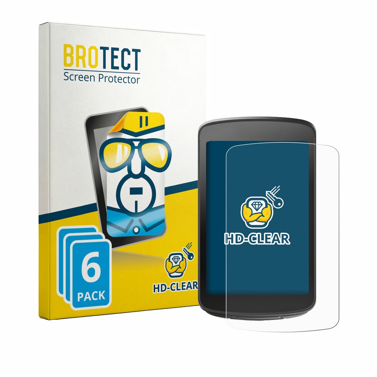 BROTECT - Screenprotector voor Magene C706 - Folie Beschermfolie transparant 6 Stuks