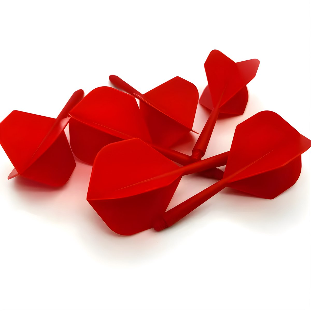 6 Stuks K-Flex Darts Rood - flights & shafts - 2BA Flights - Duurzaam, Stabiel & Professioneel