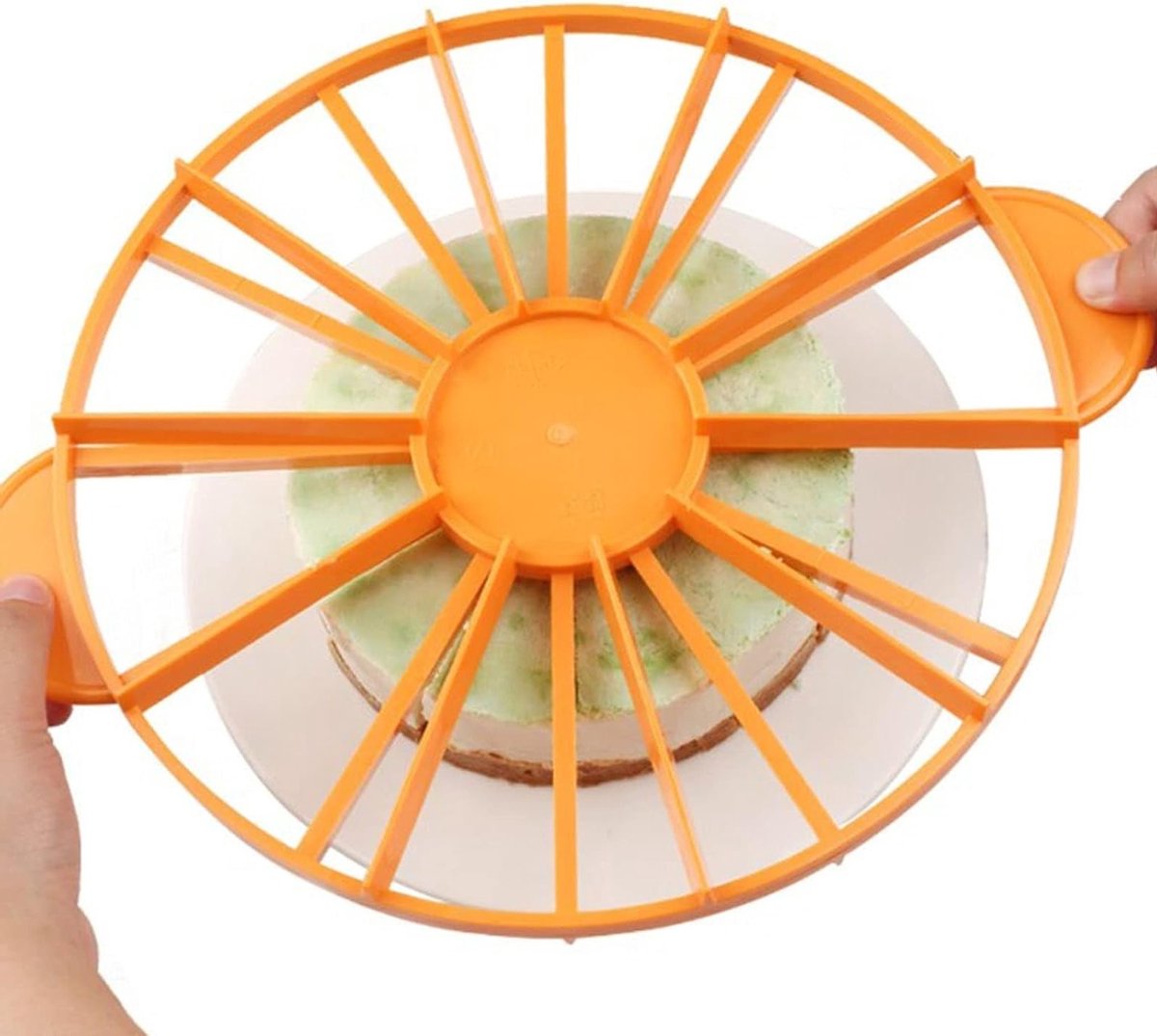 Ronde Cake Divider voor 10/12 Stukken - Perfecte Cake Snijder en Portionering Marker voor Gelijke Porties en Serveren