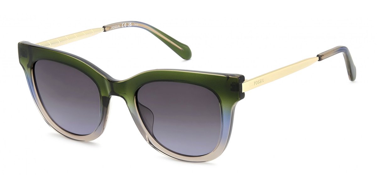 Fossil FOS 2169/G/S Green beige 51/22/140 WOMAN Zonnebrillen