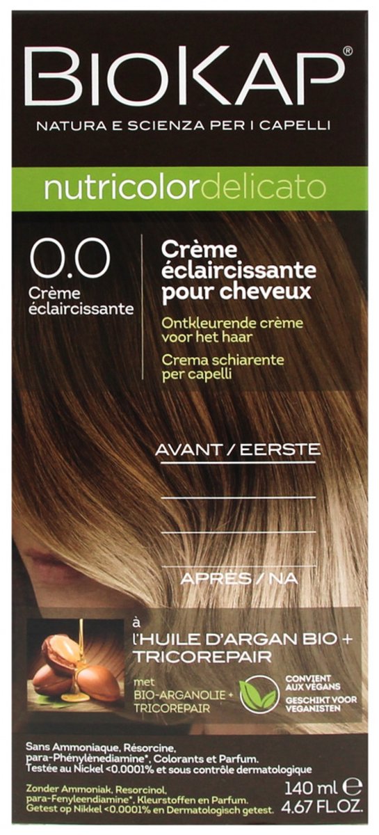 Biokap Nutricolor Delicato 0.0 Oplichtende Crème