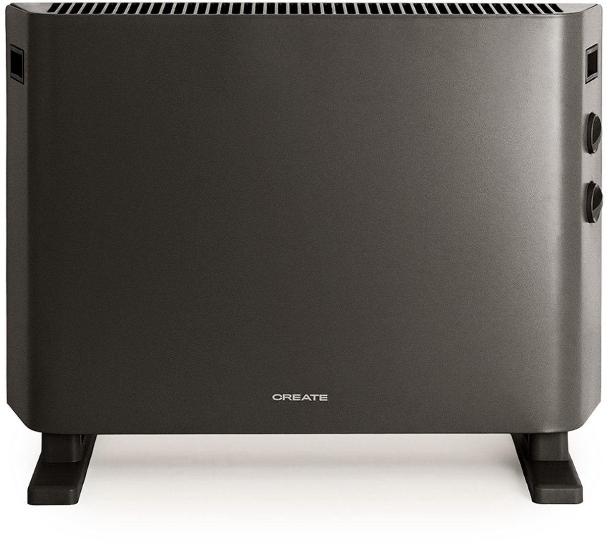 CREATE - 2000W Luchtconvector Kachel - Zwart - WARM HANDY