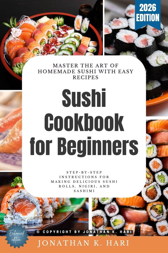 Sushi Cookbook for Beginners: - cover