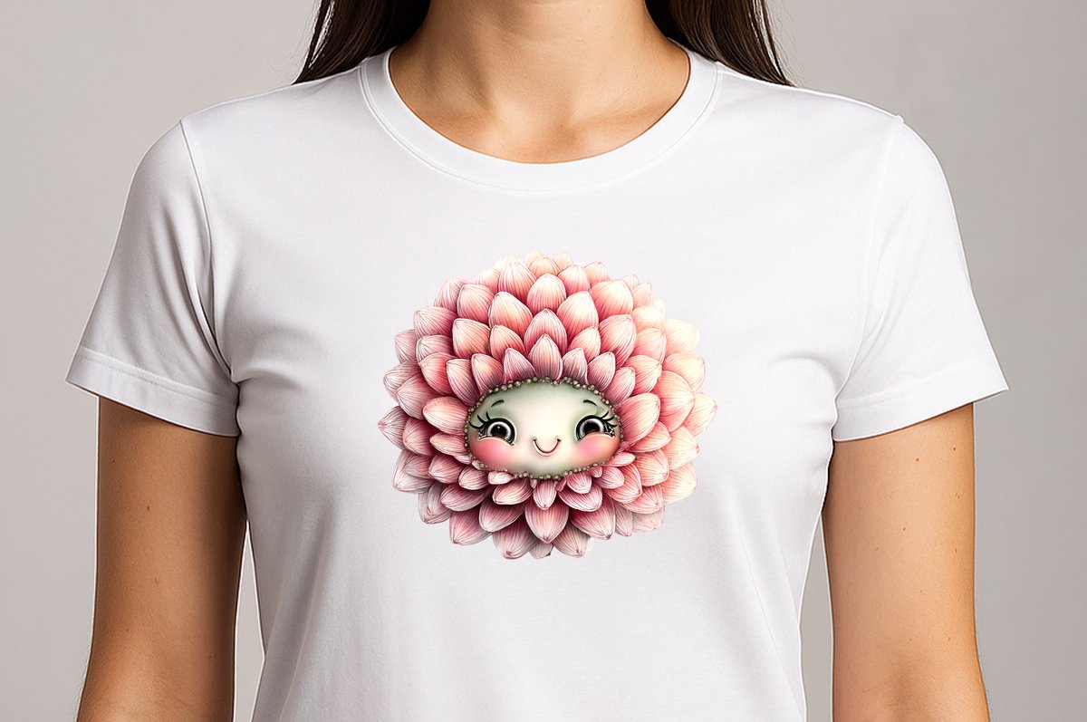 Baby Flower Cute - T Shirt - cute - kawaii - Gift - Cadeau - schattig - schattigdesign - liefdesign - pastelkunst