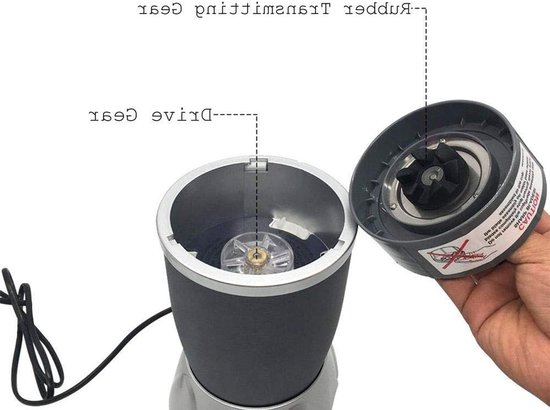 Vervangingsset voor Nutribullet Mixers - Premium Extractor Mes met Manure Gear, Basis Sprocket en Siliconen Seal voor 600W Blender — afbeelding 4