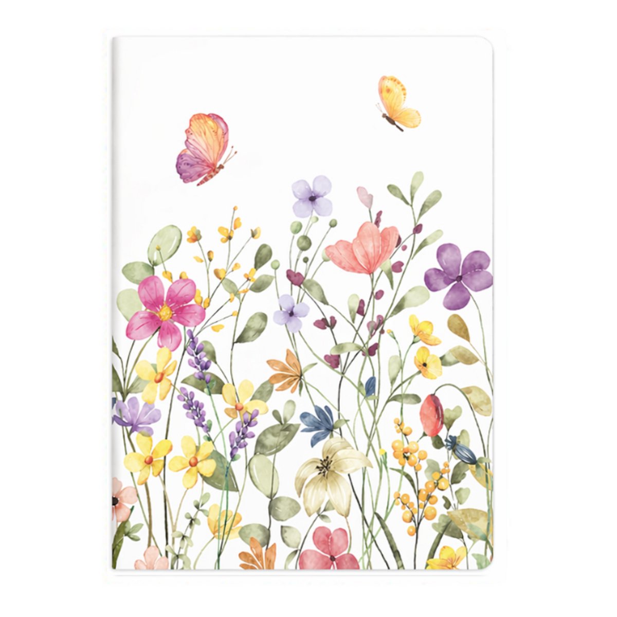 Schrift A5 - Lijntjes - Veldbloemen