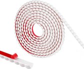 Flexibele Sierlijst - PVC Wandlijst Behangrand - Randafwerking Huis - Zelfklevend Parellook - 3 meter - Wit