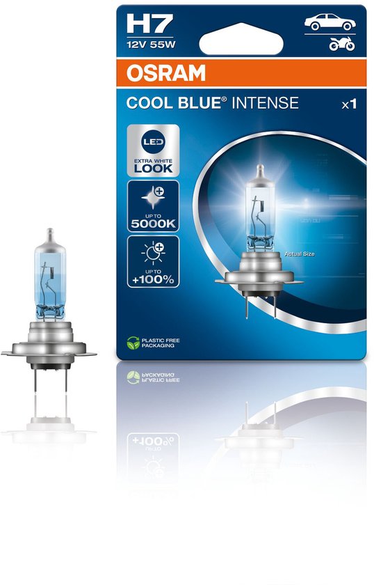 Osram Cool Blue Intense Autolamp H7 12V 55W