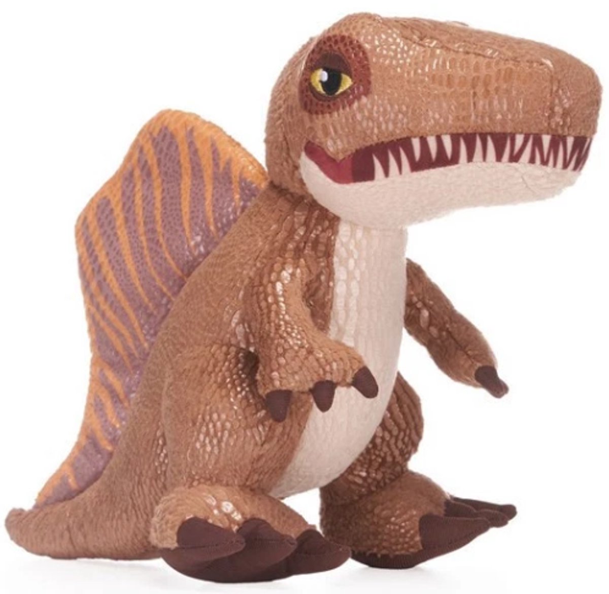 Dinosaurus (Bruin) Jurassic Rebirth Pluche Knuffel 30 cm - Speelgoed Knuffels voor Kinderen Jongens Meisjes - Jurassic Park Plush Toy - Dino Draak T-Rex