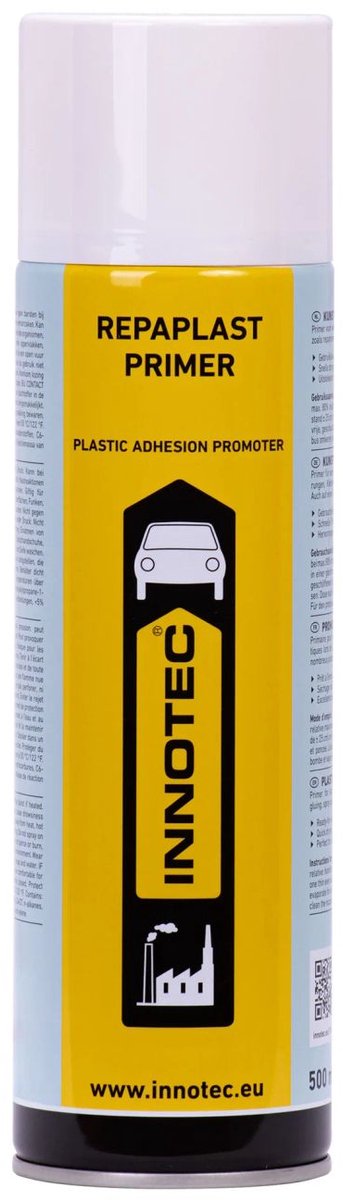 Repaplast Hechtprimer Spray Primer 500 ml Sneldrogende Kunststof Primer