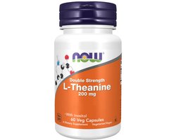 Now Foods L-Theanine 200mg (60) Standard - Aminozuren - Aminozuur-Mix