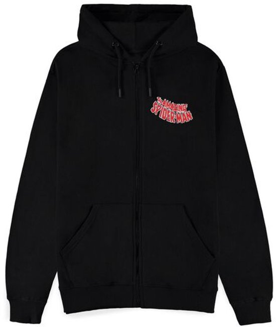 Gilet à capuche Marvel Spider-Man pour homme – Noir – M