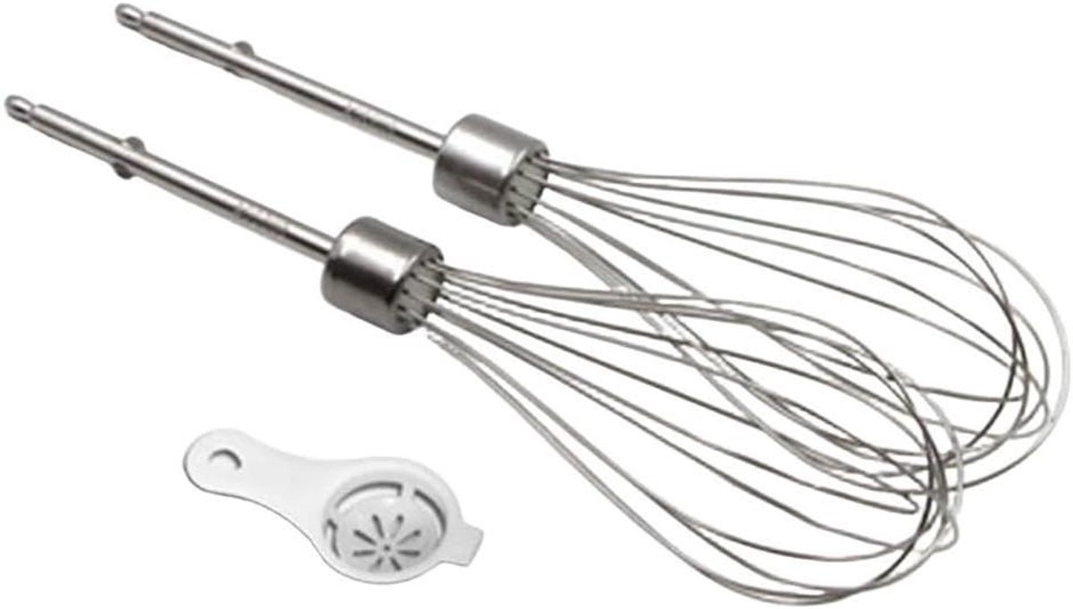 Mixer Onderdelen Set Klopper Deeghaak Keuken Bakken Roestvrij Staal 21 x 8 x 5 cm Zilverkleurig
