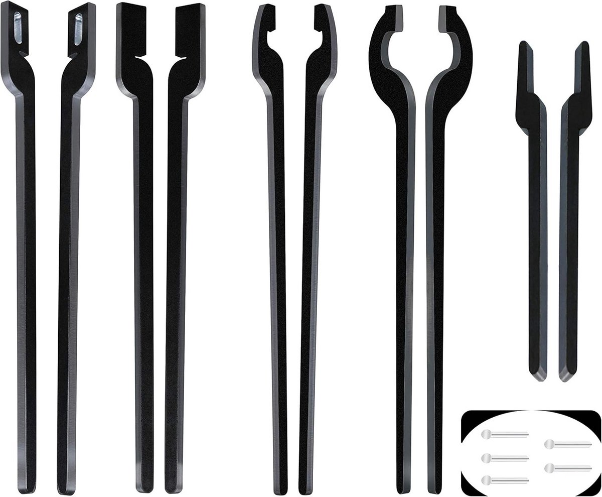 Complete Set van 5 Smeden Tangen Bundel met Klinknagel - Ideaal voor Beginners