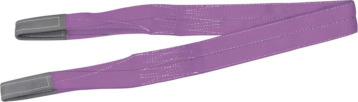 Veilig Hijsband Violet 1000 kg Werkbelasting 6 Meter Lengte 50mm Breedte