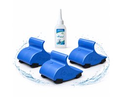 Renaud Cleaner Professionele Wasmachine Reiniger – Combi Pack (3 x Dispenser + 50ml) – Anti-Kalk, Vet Luis & Geurproblemen – Grondige Reiniging & Frisse Geur – Ontkalker - Universeel Geschikt