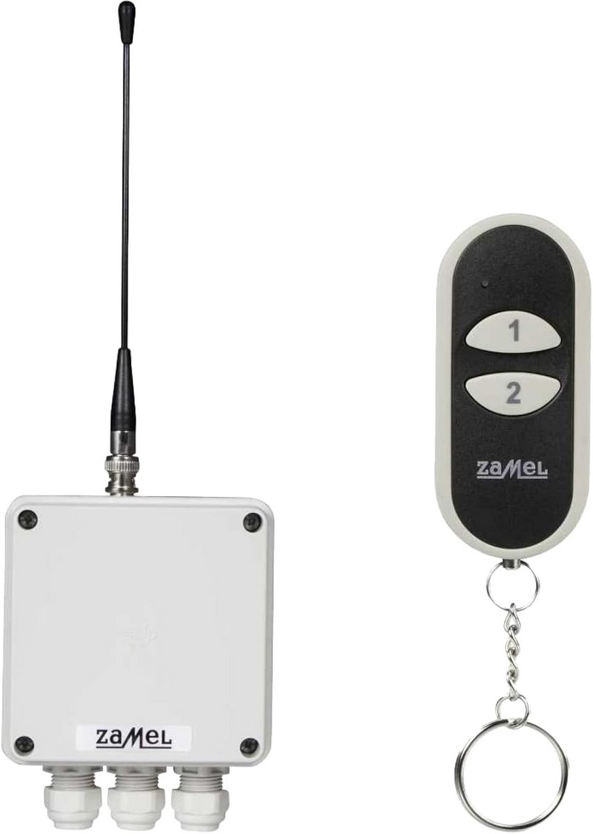 Draadloze schakelaarset 2-kanaals 230V met afstandsbediening 433MHz IP56
