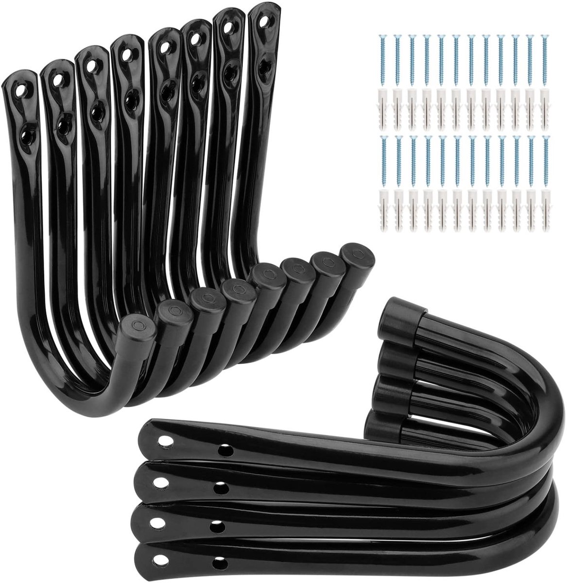 Cosensi- Opberghaak Heavy-Duty 9cm - Opberghaken Garage - Gereedschap Hangers - Fietsen Hangers - Ladder Hangers - Staal 20kg Capaciteit