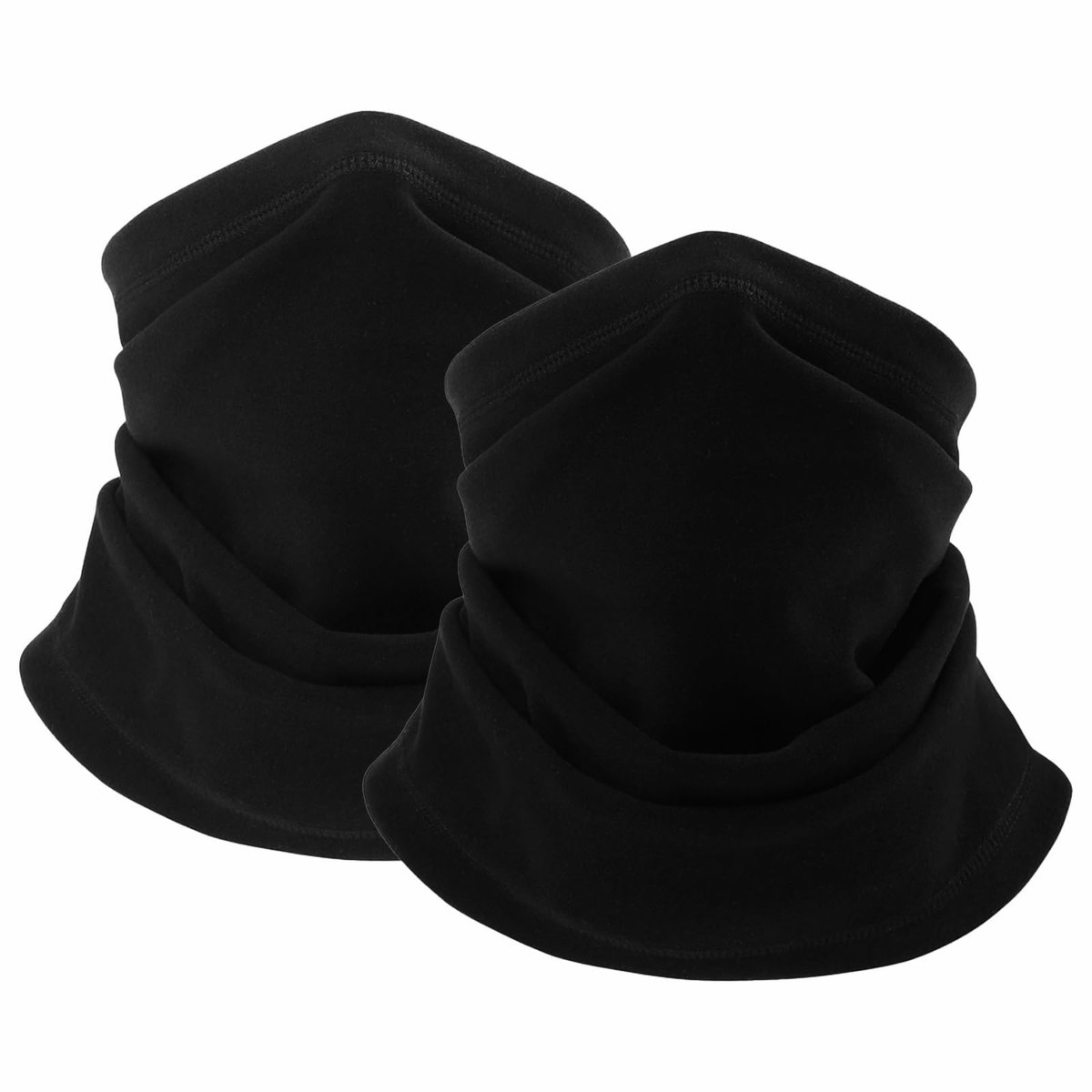 Cosensi- Halswarmer 2 stuks - Fleece - Thermisch - Multifunctioneel - Ademend - Zwart - Comfortabel en warm - Nekwarmer