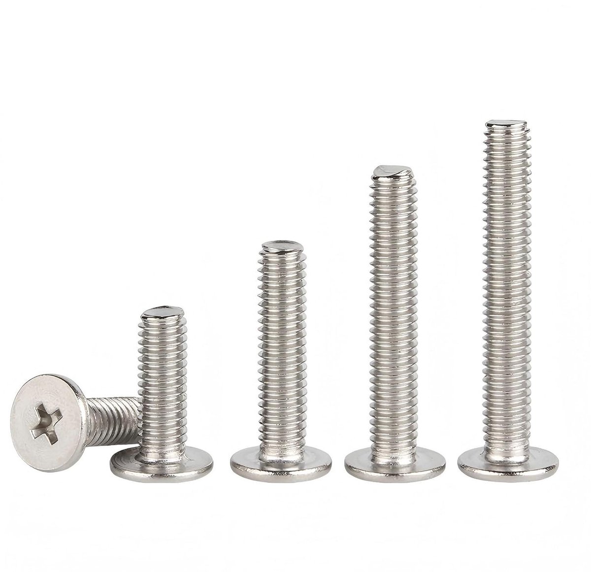 Cosensi- Kopschroeven 20 stuks - M6 x 10 mm - Dunne Platte Kopschroeven - Roestvrij Staal 304 - Machineschroeven - Corrosiebestendig - Schroeven