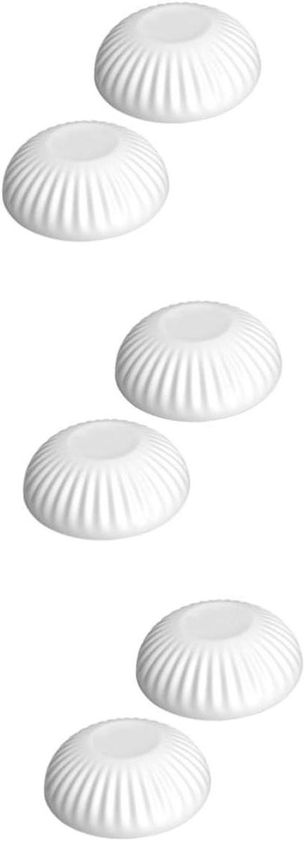 Deur Stopper Beschermers - Muur Bumper - Meubels Beschermen - Zelfklevend Stabiliteit - Medium - Wit
