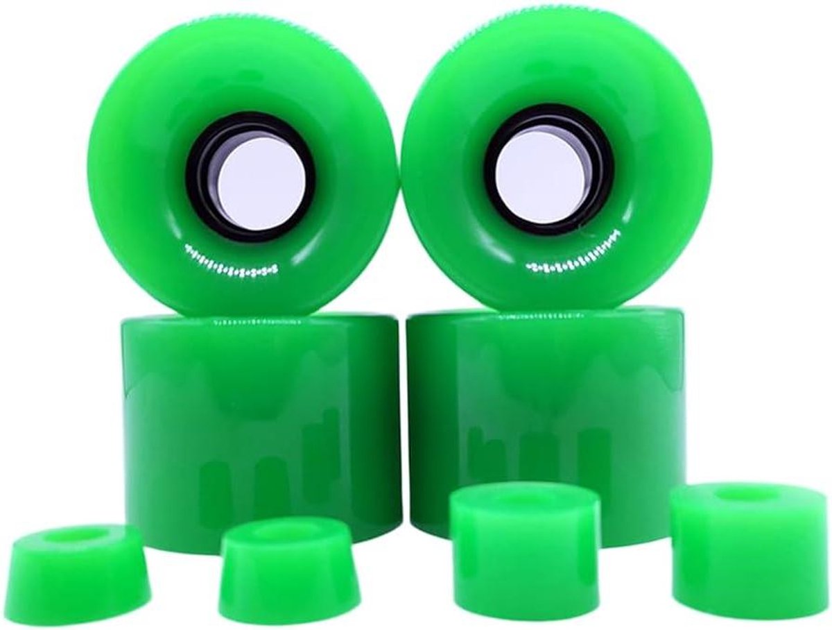 Skateboard Wielen PU Set Soepel Cruisen Schokabsorberend PU 60x45mm 78A