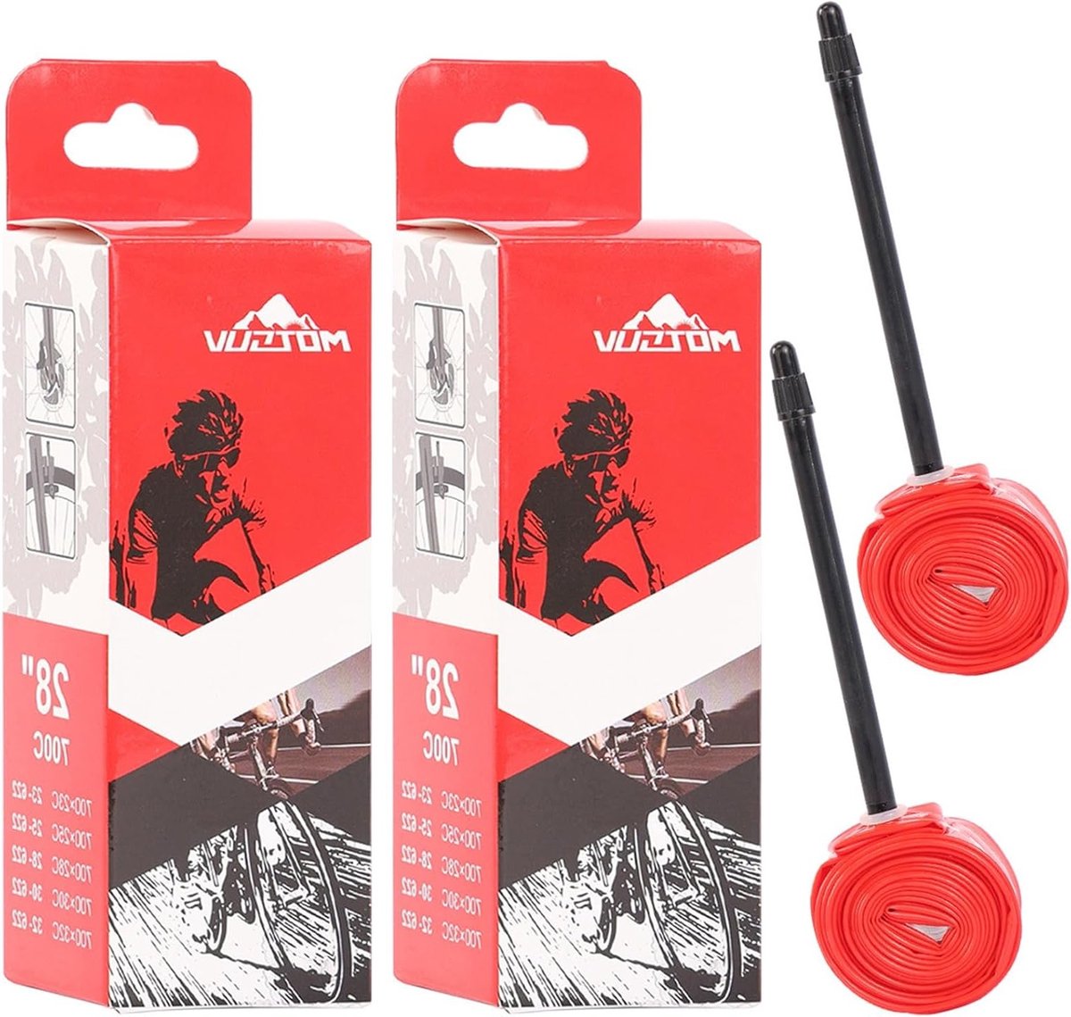 85mm Binnenbanden voor Racefietsen - 700 x 18-32C, Lichtgewicht TPU, Geschikt voor Pneumatische Banden, Duurzaam en Betrouwbaar