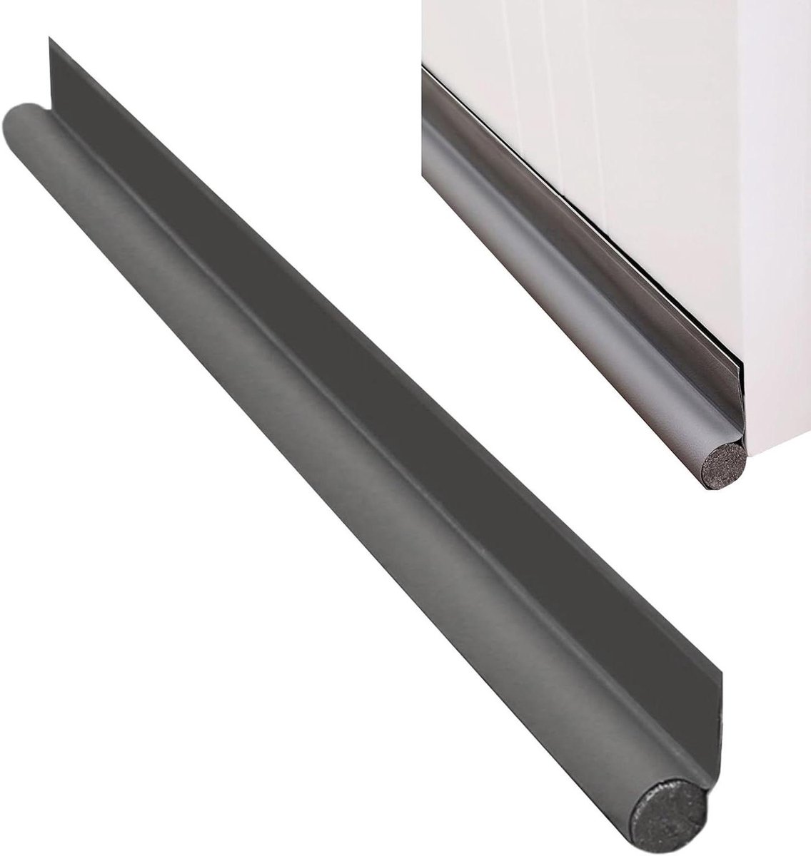 Voordeur tochtstopper | Geluidsstop onder deur - Geluidsisolatiestrook Verstelbare Gap Cover voor Vloer Keuken Marmeren Tegels Appartement Garage Douche Badkamer Raam Tapijten