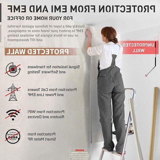 Hoogwaardige Blocking Cloth voor Signaalbeveiliging, Warmte-isolatie en Stralingsbescherming voor Mobiele Apparaten — afbeelding 5