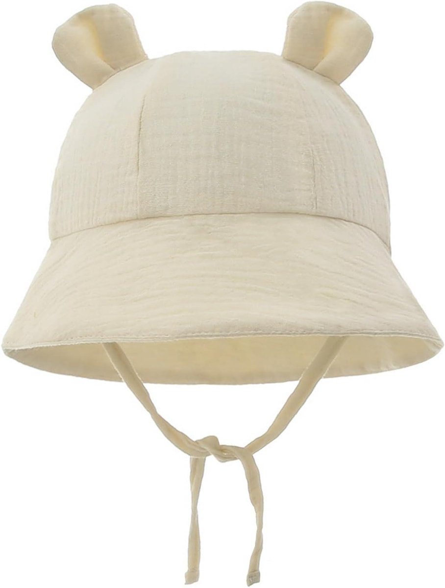 Kinder Zonnehoed - Vissershoed Kinderen - Bescherming tegen Zon - Verstelbaar Bandje - 10 x 8 x 2 cm